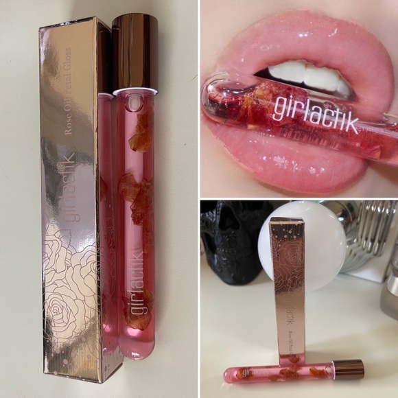 Sephora Other - Girlactik Rose Oil Petal Gloss Lip Gloss Vegan